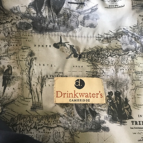 Drinkwater's Cambridge Hiltl Cotton Navy Blue Dress Pants Romania Made Size 34 - Picture 7 of 14